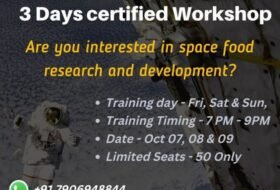 Space Food – 3 Days certified Workshop