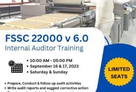 FSSC 22000 V. 6 (Food Safety System Certification) – Internal Auditor training