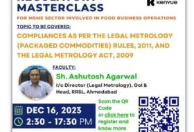 Free Training – Regulatory compliances as per The Legal Metrology (Packaged Commodities) Rules, 2011, and The Legal Metrology Act, 2009