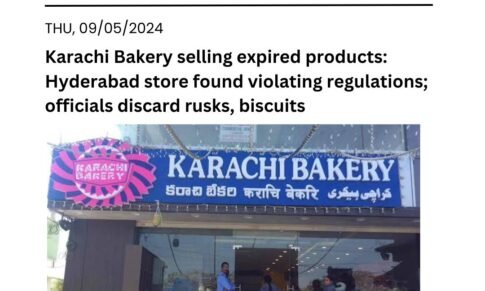 Karachi Bakery selling expired products: Hyderabad store found violating regulations; officials discard rusks, biscuits