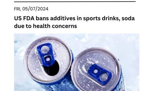 US FDA bans additives in sports drinks, soda due to health concerns