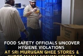 Food safety officials uncover hygiene violations at Sri Murugan Ghee Stores & Shree Mahalakshmi Kendra dairy stores in Hyderabad