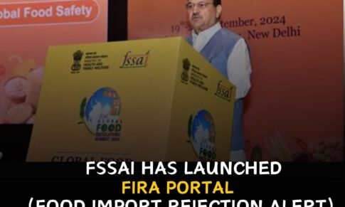 FSSAI has launched the FIRA Portal (Food Import Rejection Alert Portal)