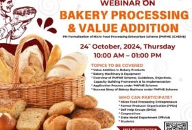 Webinar on Bakery Processing and Value Addition – NIFTEM-Kundli