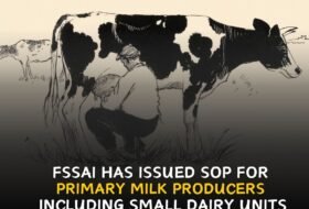 FSSAI has issued standard operating procedures (SOPs) for primary milk producers, including small dairy units