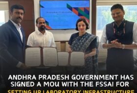 Andhra Pradesh government has signed a MoU with the FSSAI for setting up laboratory infrastructure