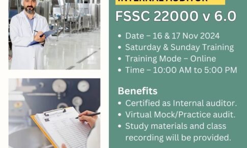 FSSC 22000v 6.0 Internal Auditor Training