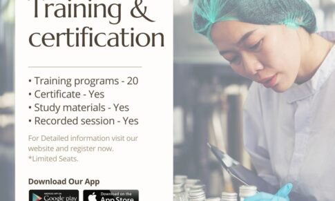 Food safety training and certification Programs